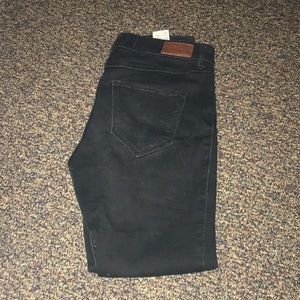 Black high rise super skinny hollister jeans